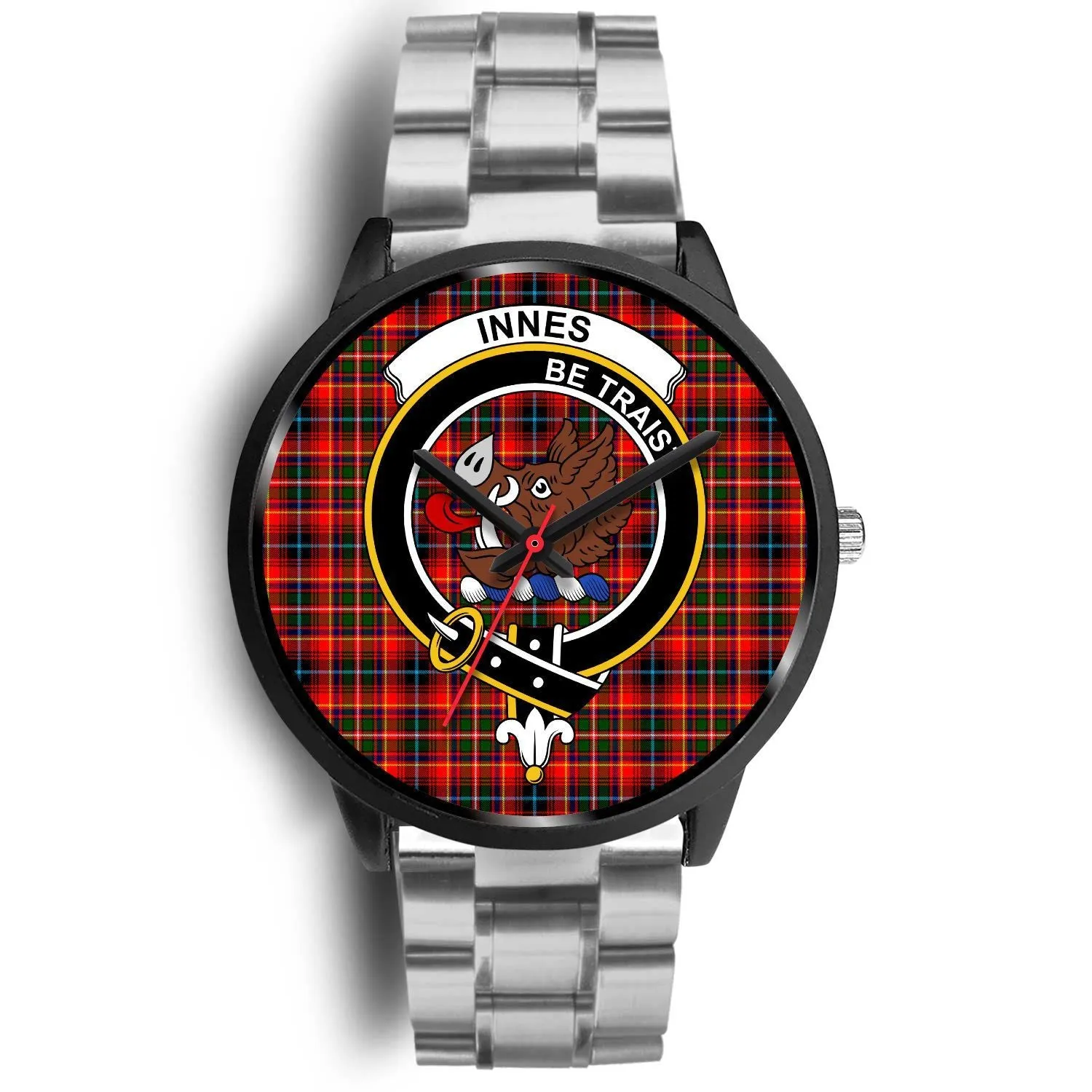 Innes Modern Clan Badge Tartan Black Watch