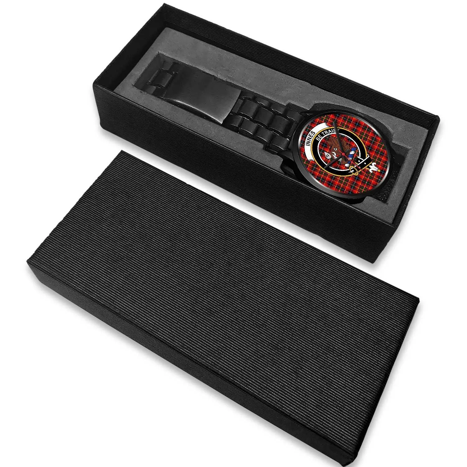 Innes Modern Clan Badge Tartan Black Watch