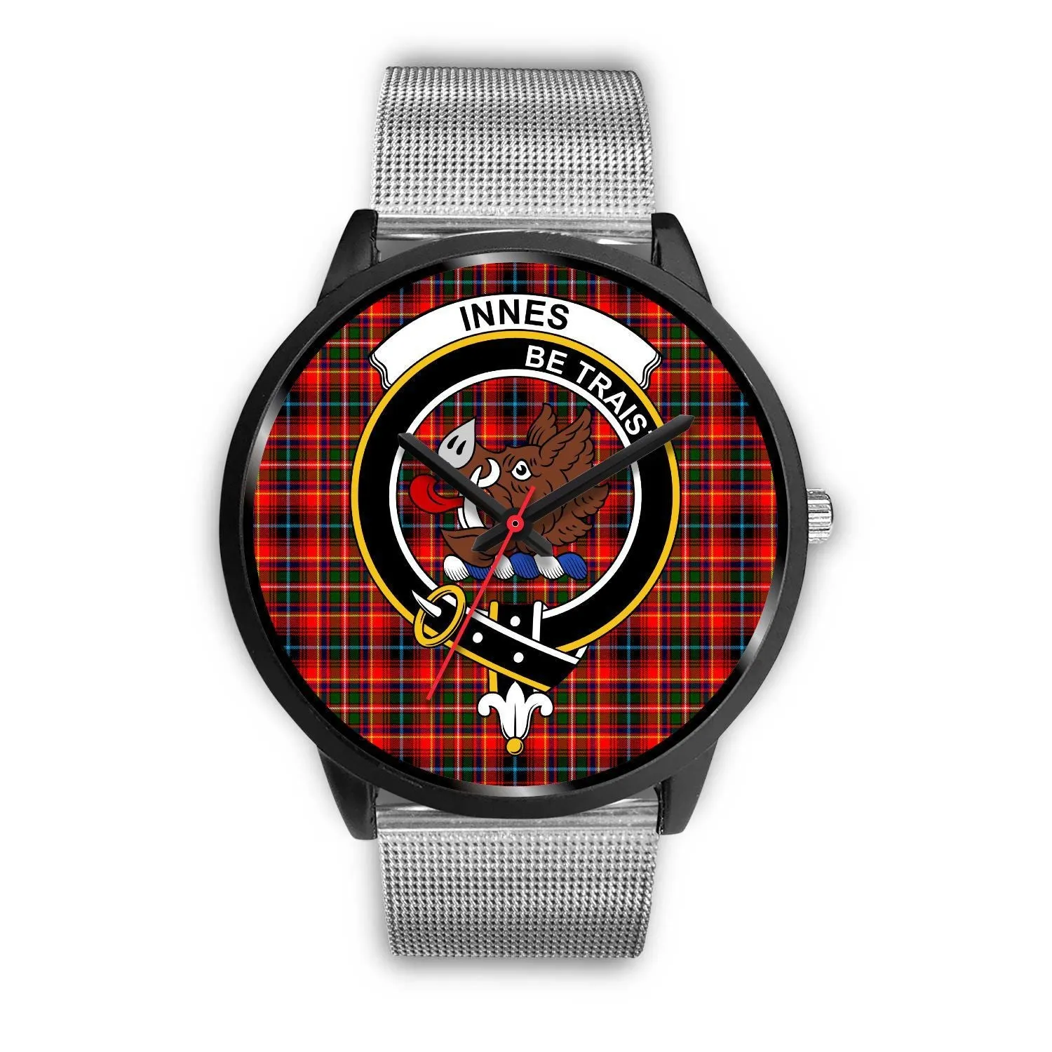 Innes Modern Clan Badge Tartan Black Watch