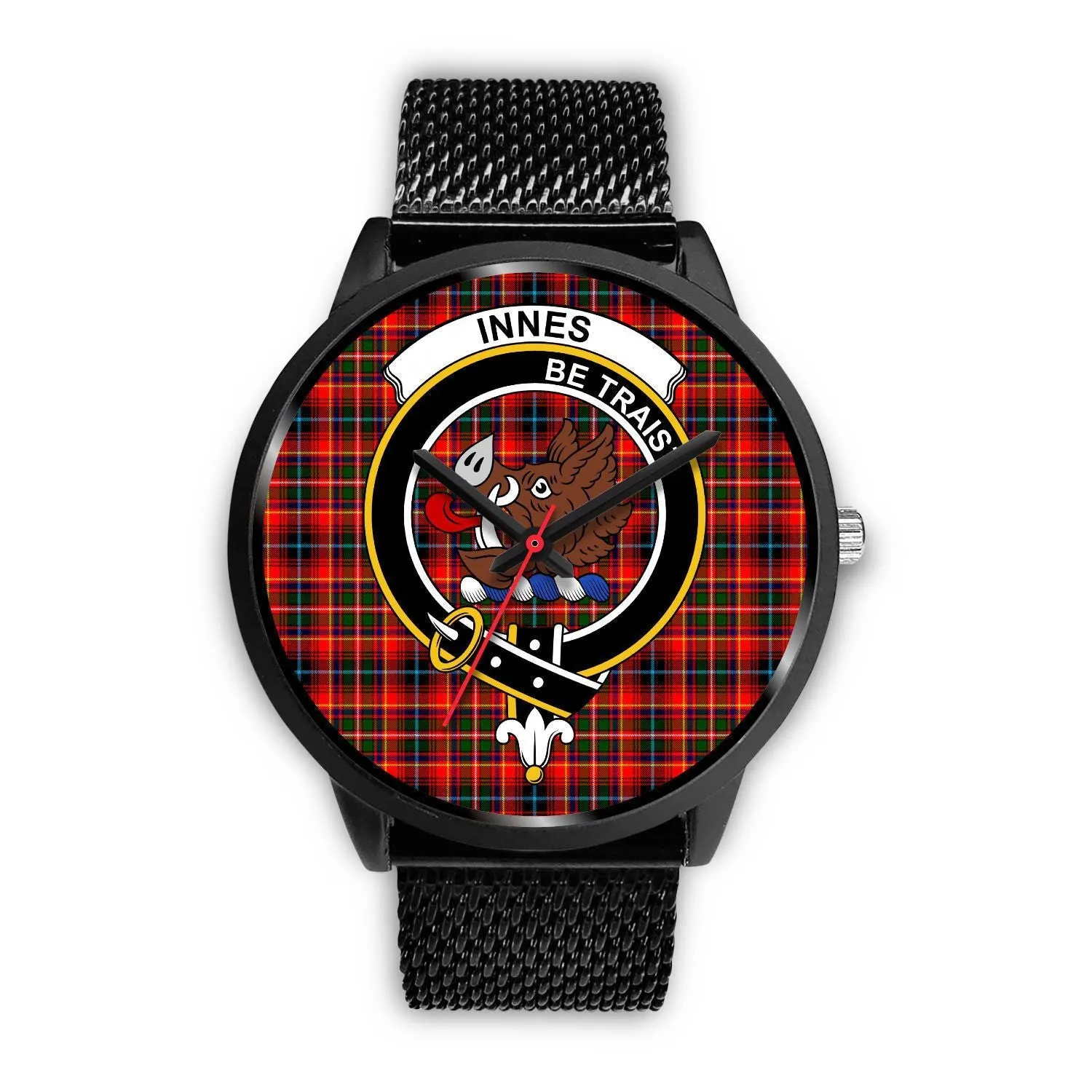 Innes Modern Clan Badge Tartan Black Watch