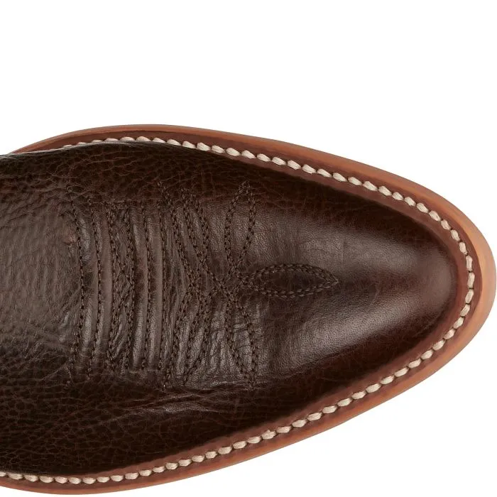 Justin Women's 12" Rosey Espresso Cowhide Round Toe Western Boot
