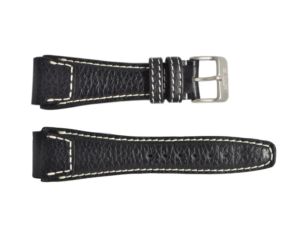 Le Jour Mark I Black Leather Strap