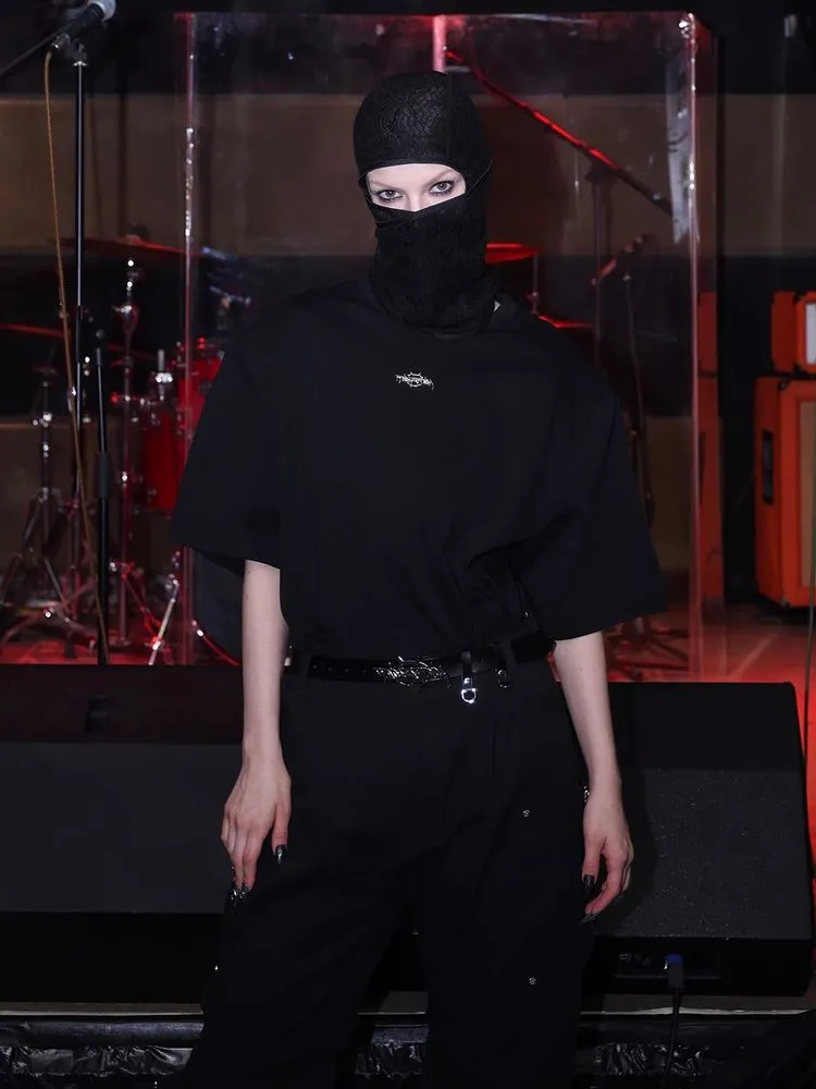 Leather black belt【s0000008695】