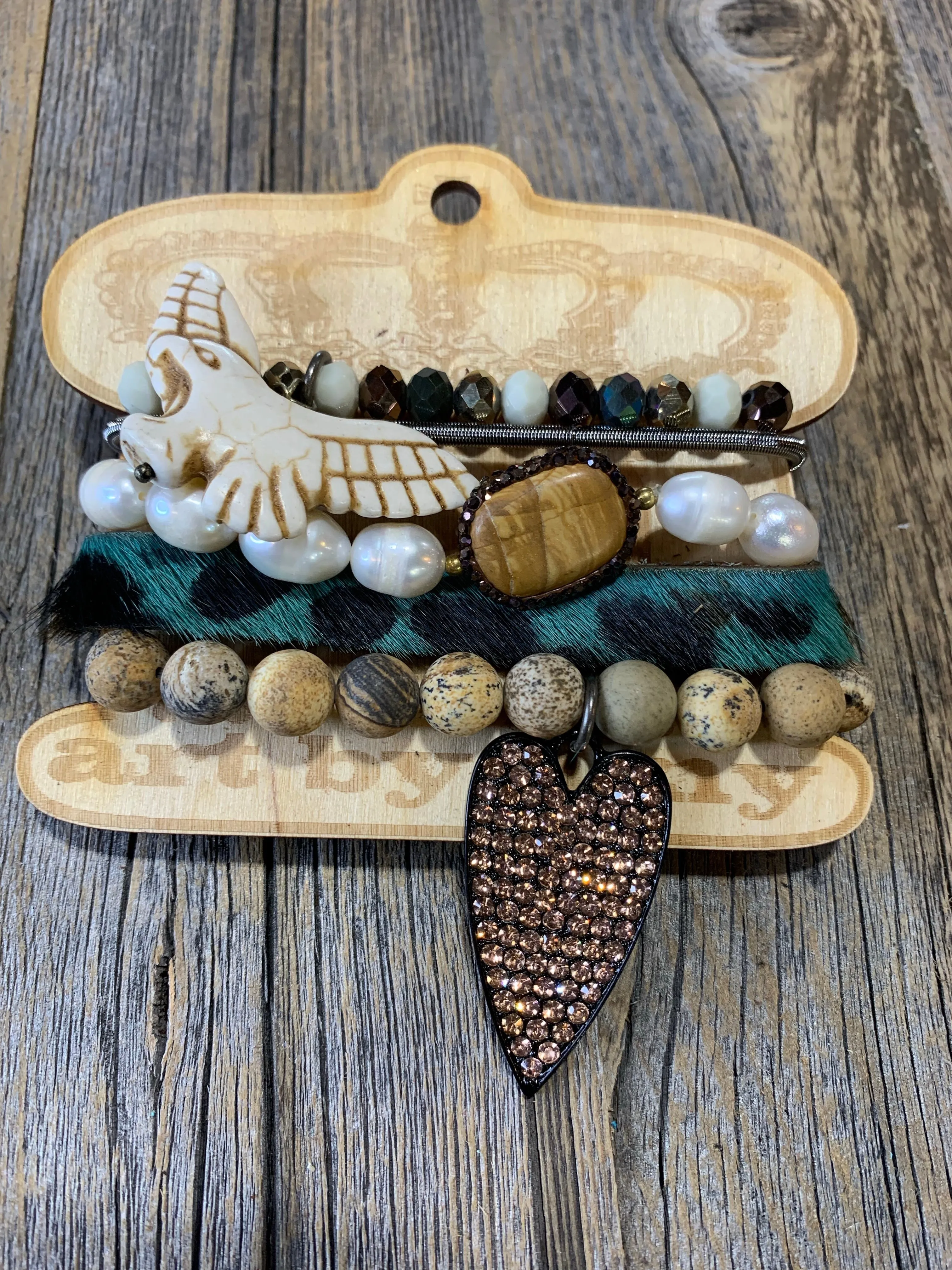 Leather Multi Strand Bracelets - 2 styles