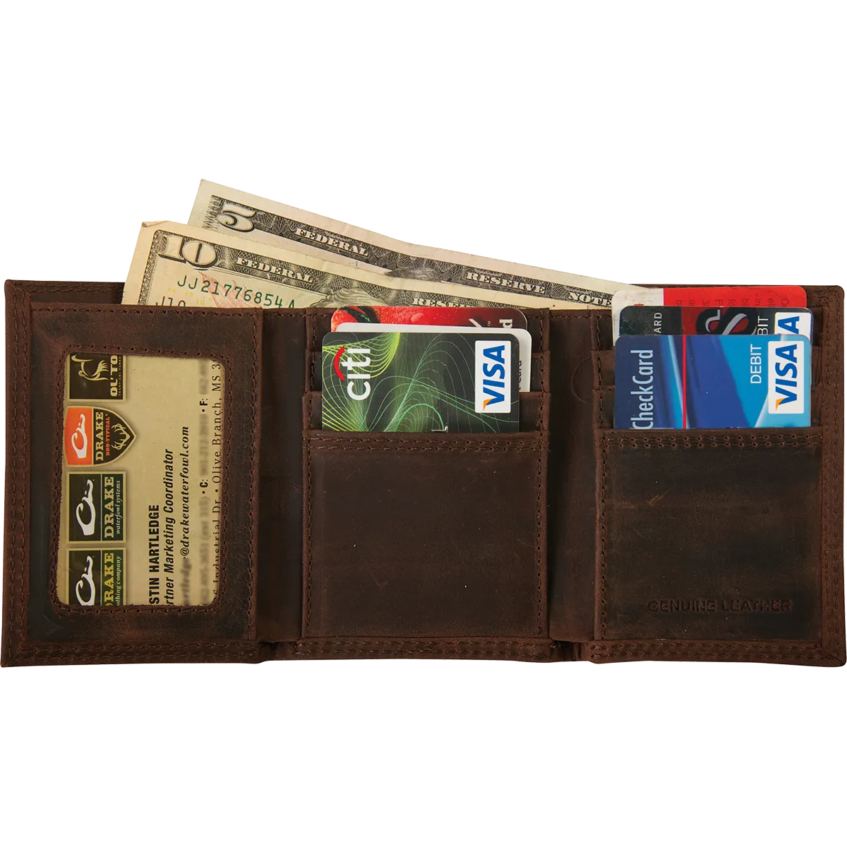 Leather Tri-Fold Wallet