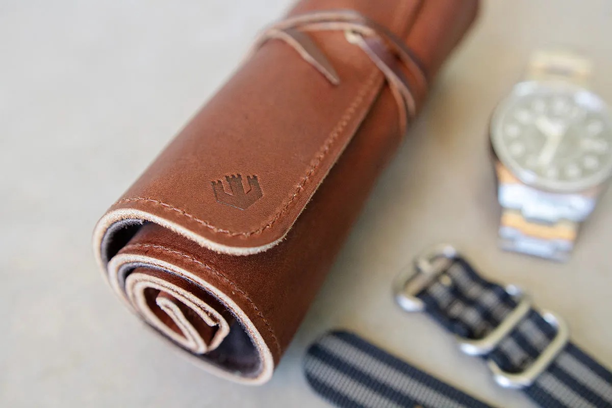 Leather Watch Roll