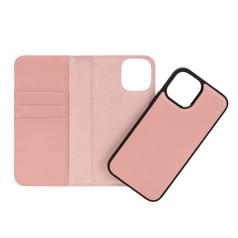 MAGNETIC WALLET CASE GENUINE NAPPA IPHONE 13 PRO
