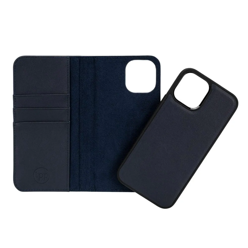 MAGNETIC WALLET CASE GENUINE NAPPA IPHONE 13 PRO