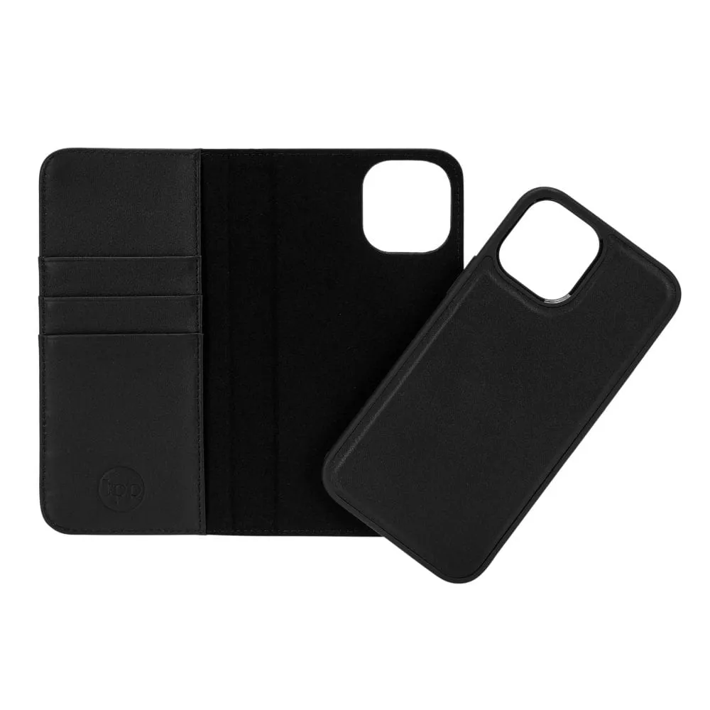 MAGNETIC WALLET CASE GENUINE NAPPA IPHONE 13 PRO