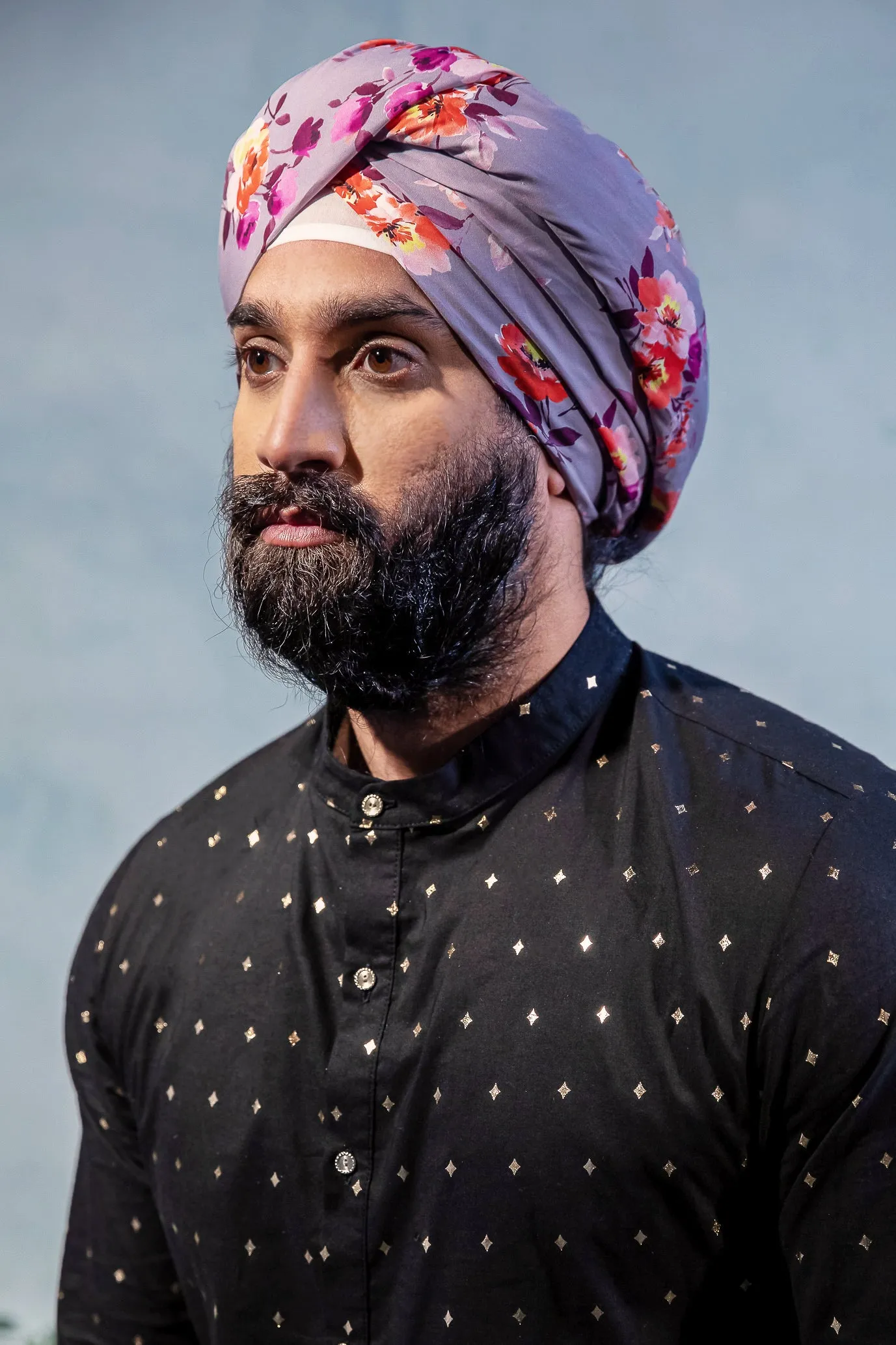 MAHA Marigold Floral Turban