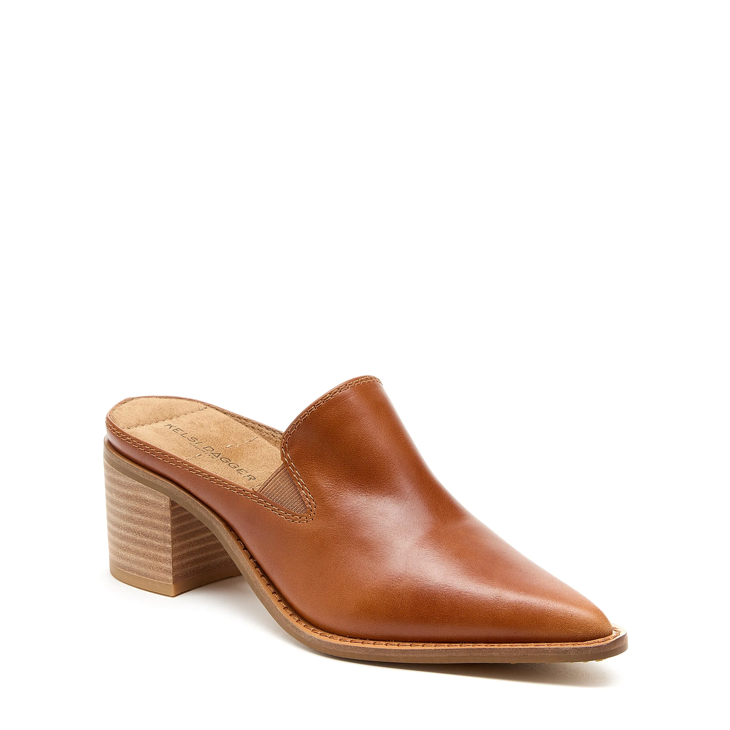 Mason Caramel Pointed Toe Mules