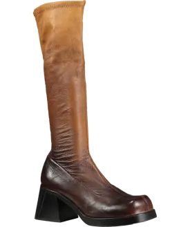 Miista Brown Yum Leather Boots UK 4 EU 37 👠