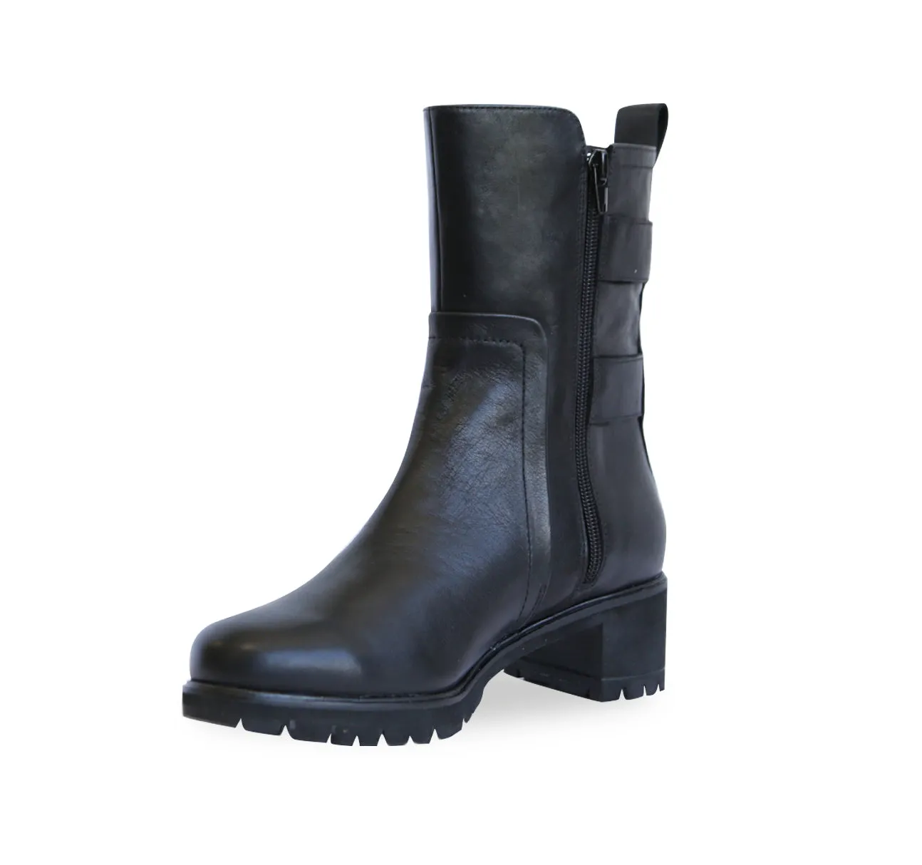 MOTO-BLACK MILLED CALF