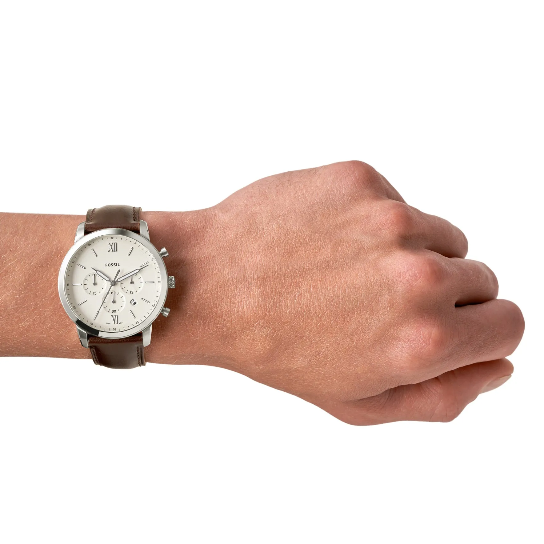 Neutra Chronograph Brown Leather Watch