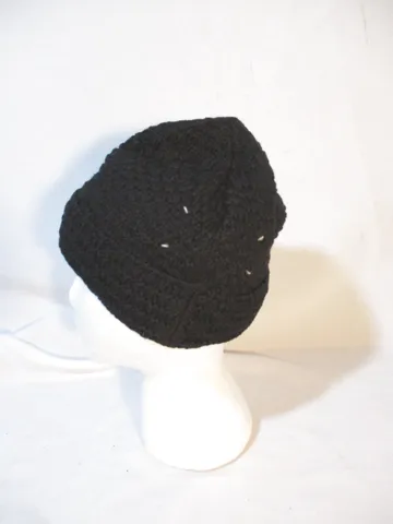 NEW MAISON MARTIN MARGIELA Wool Knit HAT Cap Beanie M BLACK