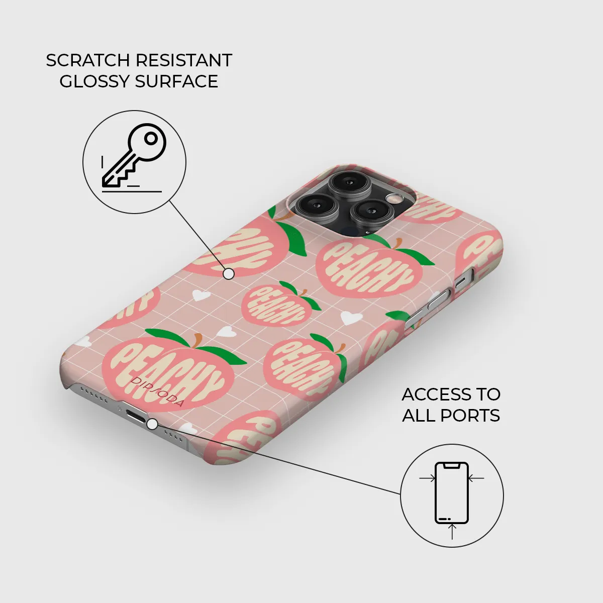 Peachy Blush Phone Case