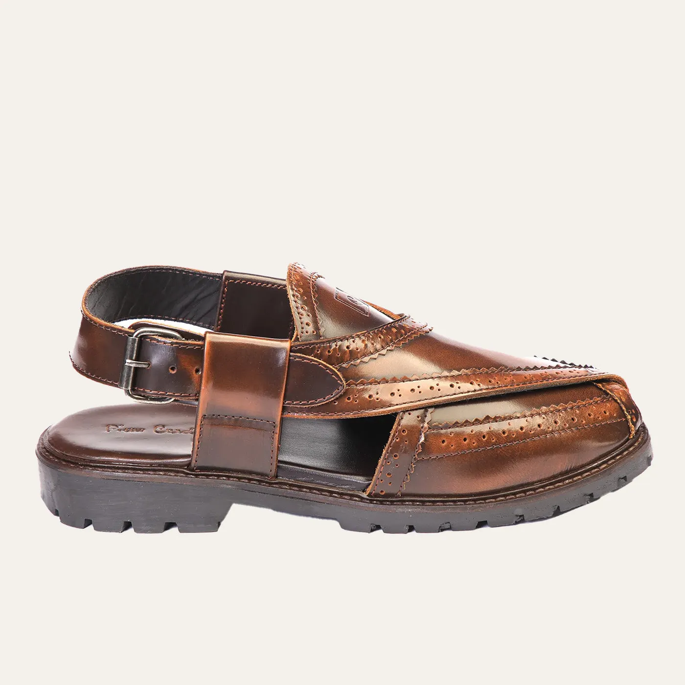 Peshawari PC-NR-3101 Mens Traditional Leather Sandals