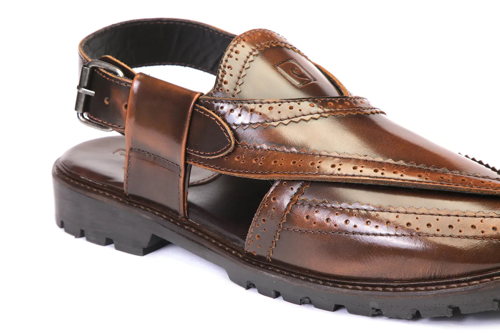 Peshawari PC-NR-3101 Mens Traditional Leather Sandals