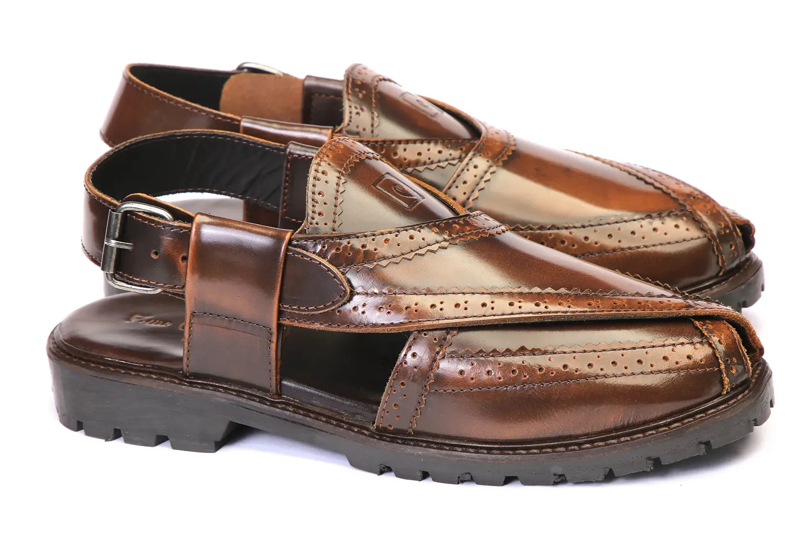 Peshawari PC-NR-3101 Mens Traditional Leather Sandals