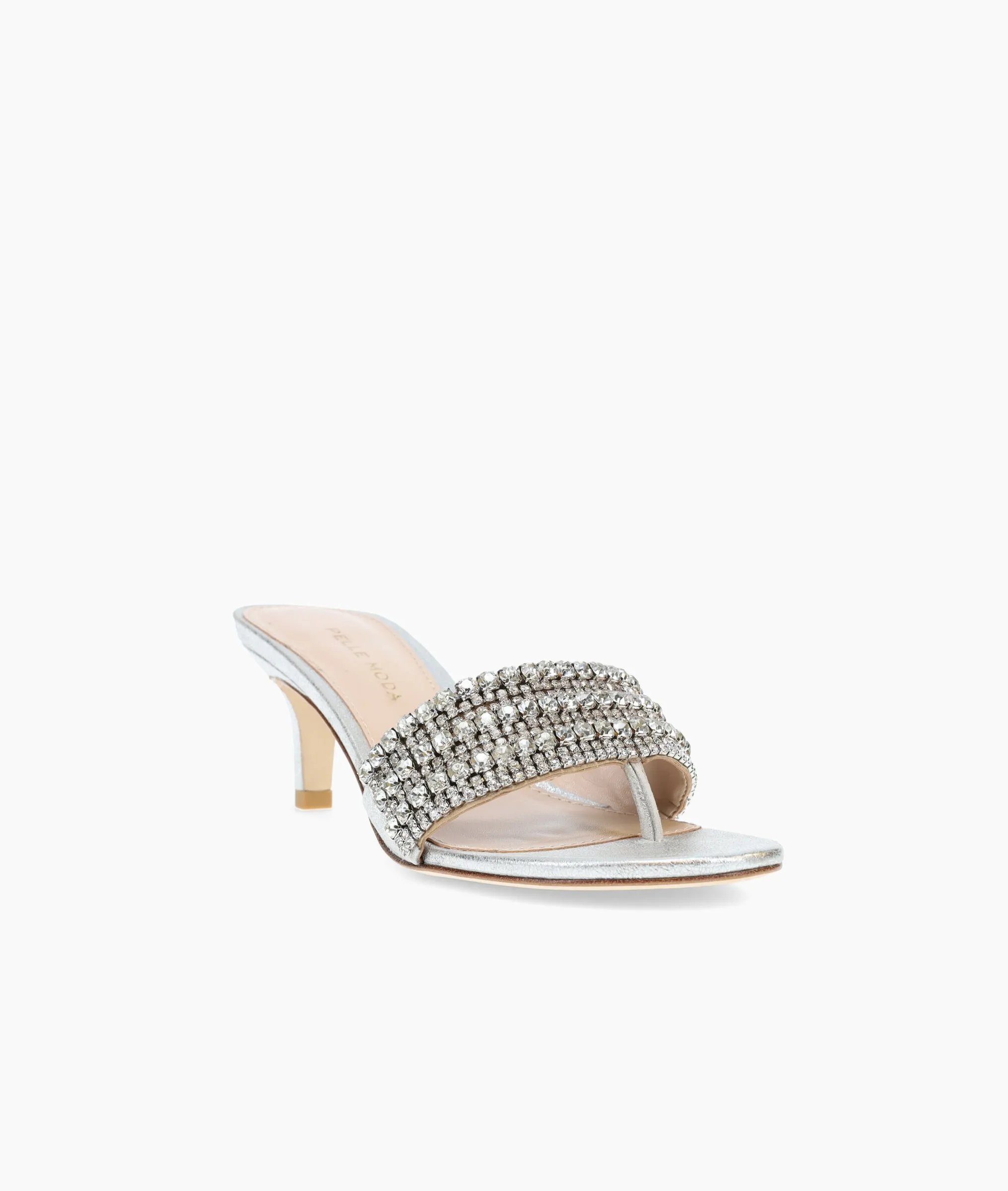 Remm Low Heel - Silver