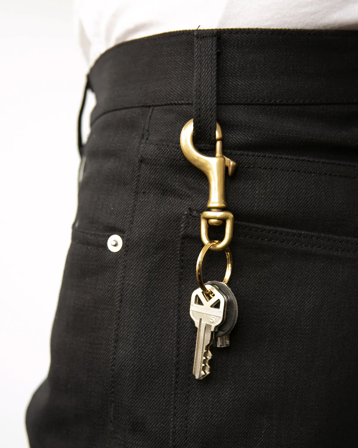 Simple Key FOB - Gold/Black
