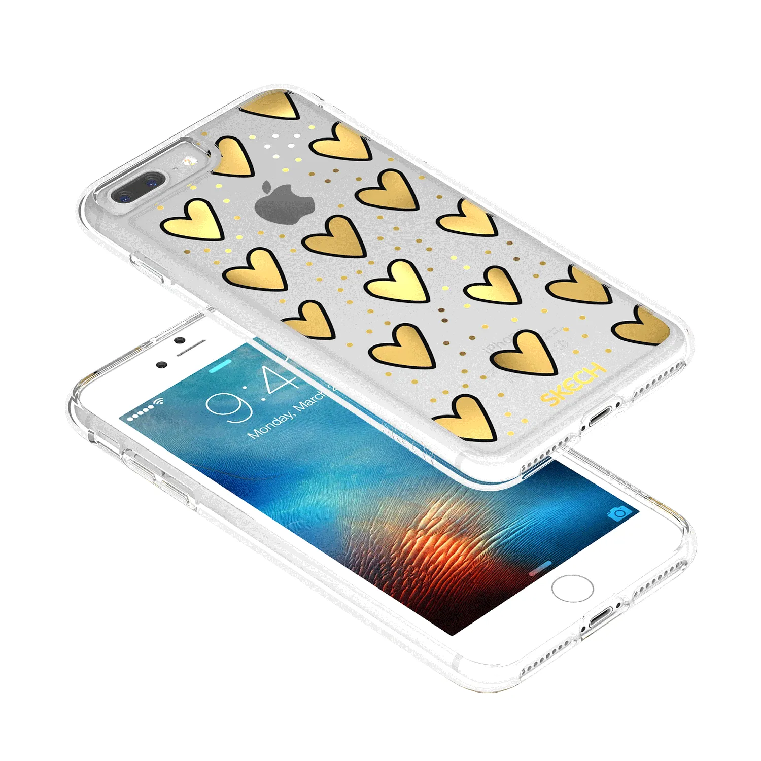 Skech - Fashon Hearts for iPhone 8 Plus / 7 Plus / 6s Plus / 6 Plus