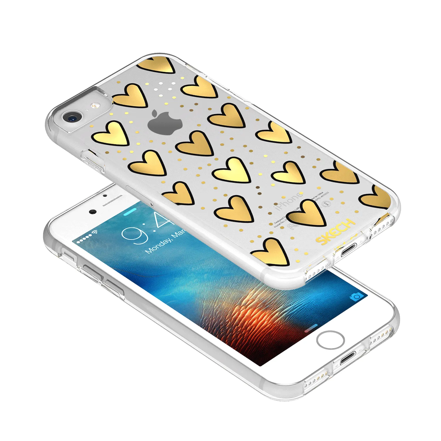 Skech - Fashon Hearts for iPhone 8 Plus / 7 Plus / 6s Plus / 6 Plus