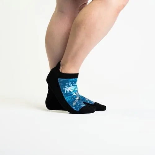 Stormy Waters Diabetic Ankle Socks