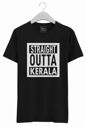 STRAIGHT OUTTA KERALA Unisex T-shirt  for Men/Women | Glow in the Dark