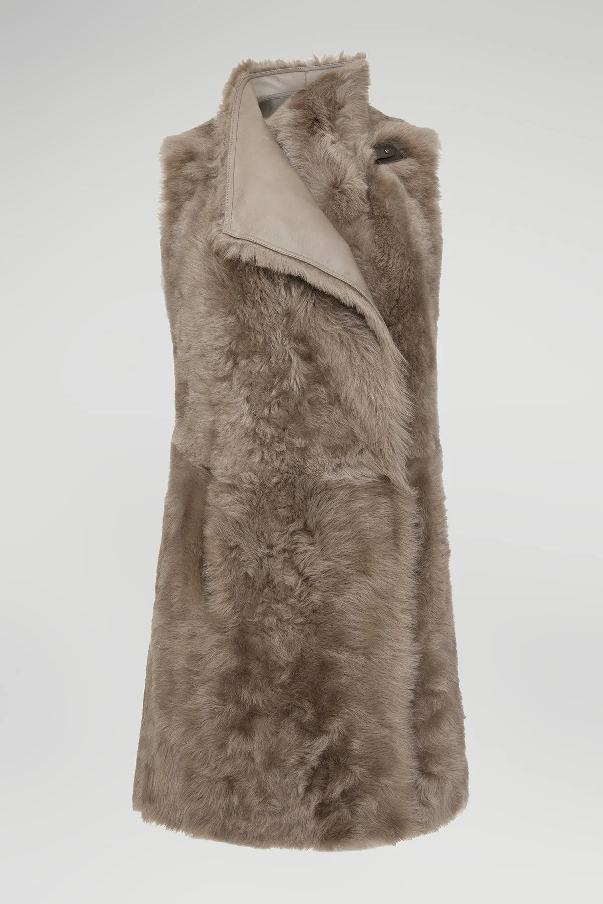 Tory - Mink Reversible Shearling Vest