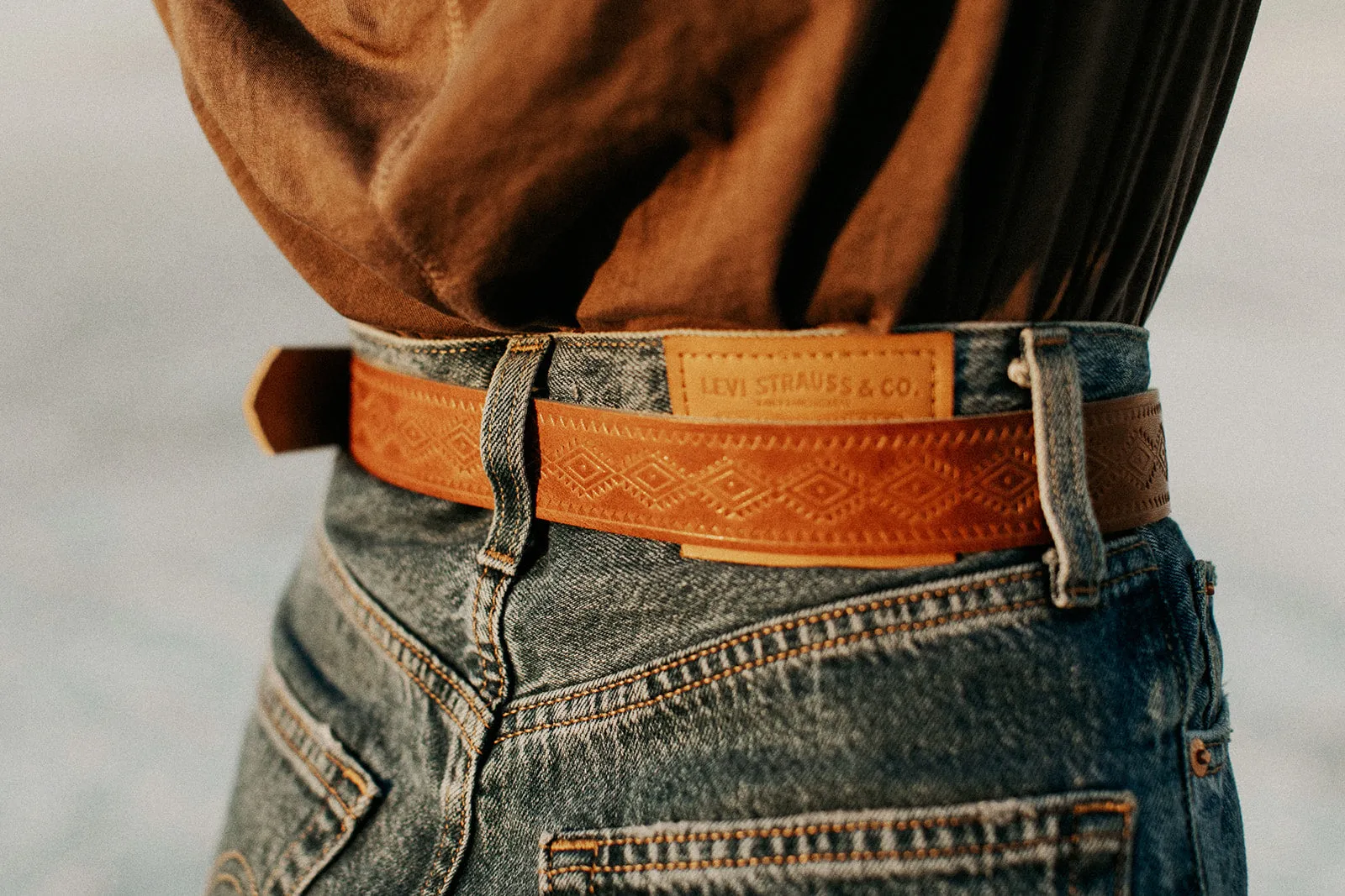 Vintage Western Belt by India Earl